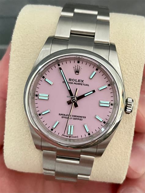 rolex oyster candy pink 36|rolex oyster perpetual for sale.